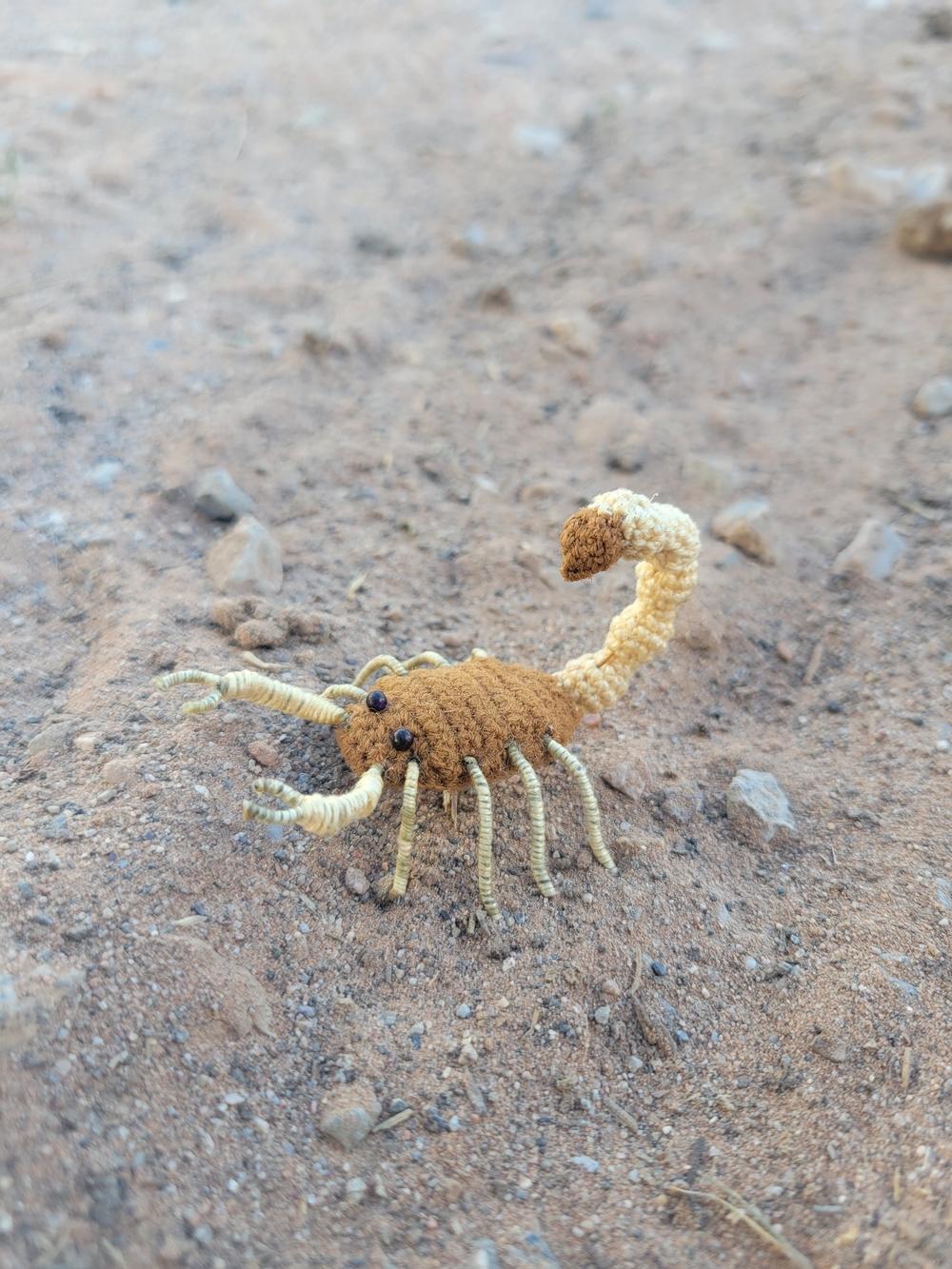 Handmade Crochet Scorpion